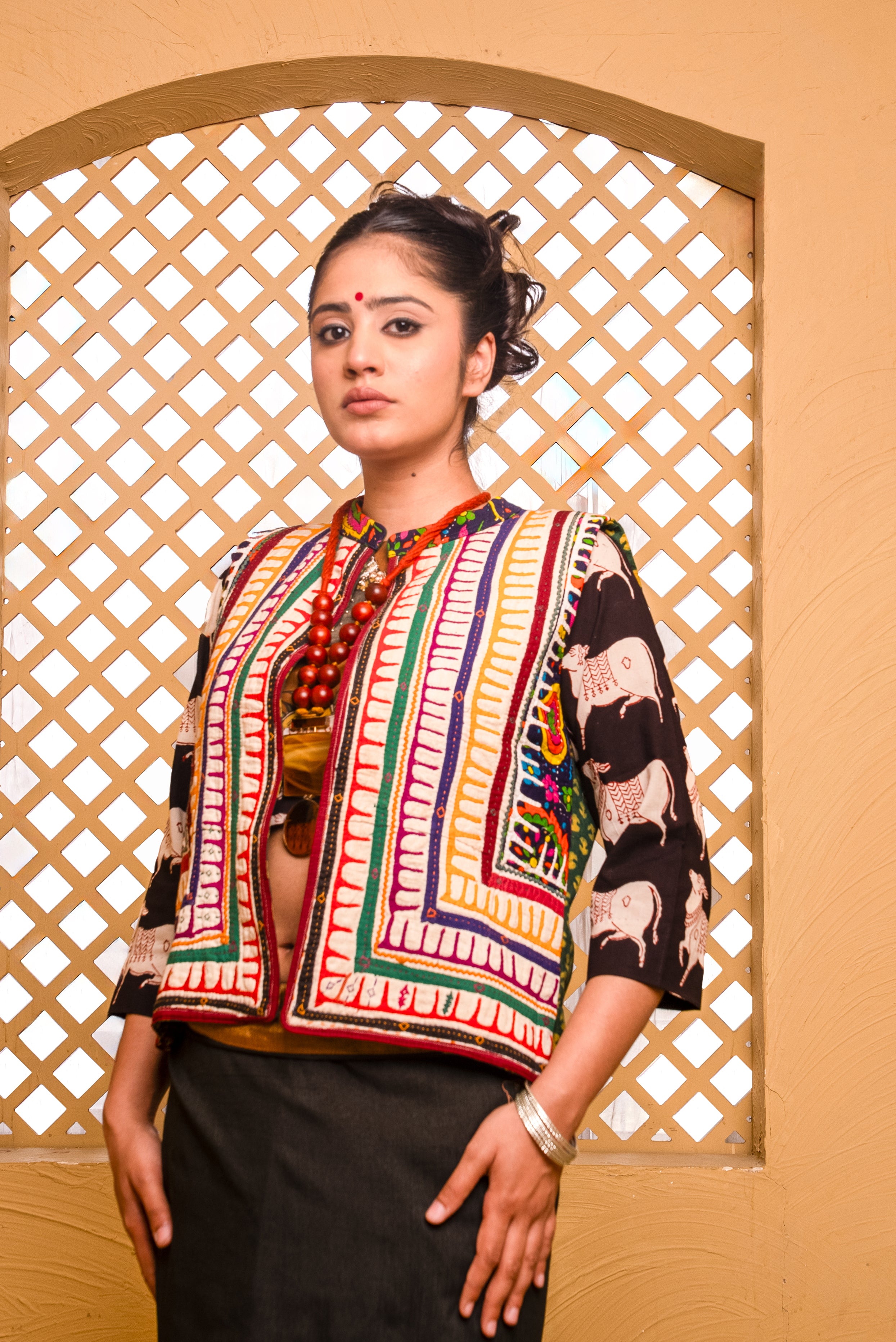 Kalamkari Munga Saree
