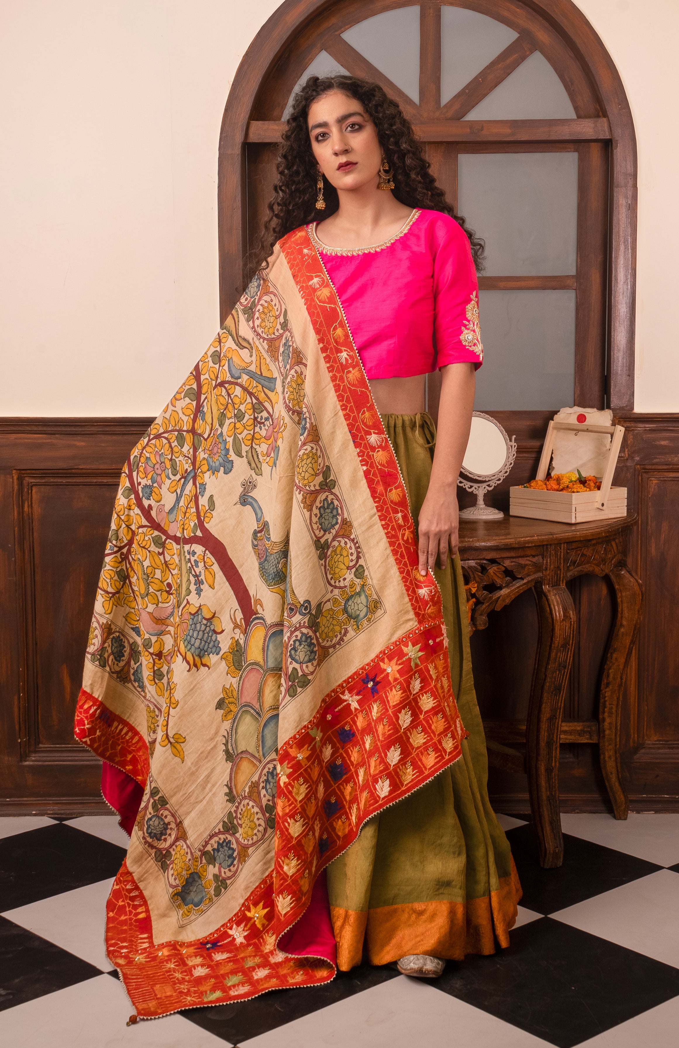 Wearable Art Lehenga Set