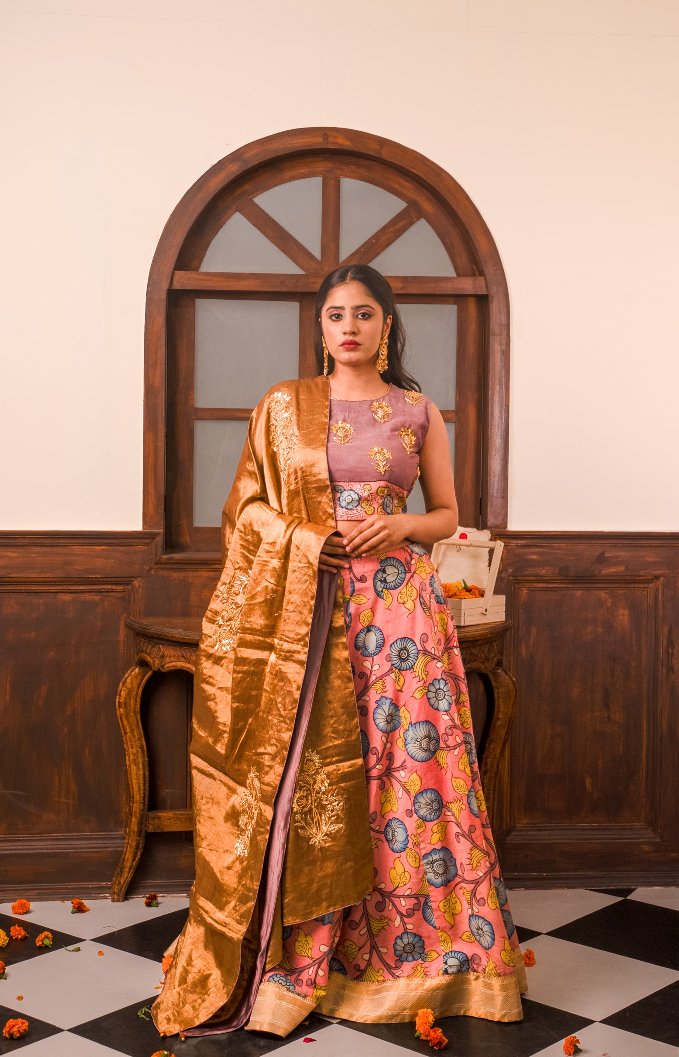 Kalamkari Lehenga