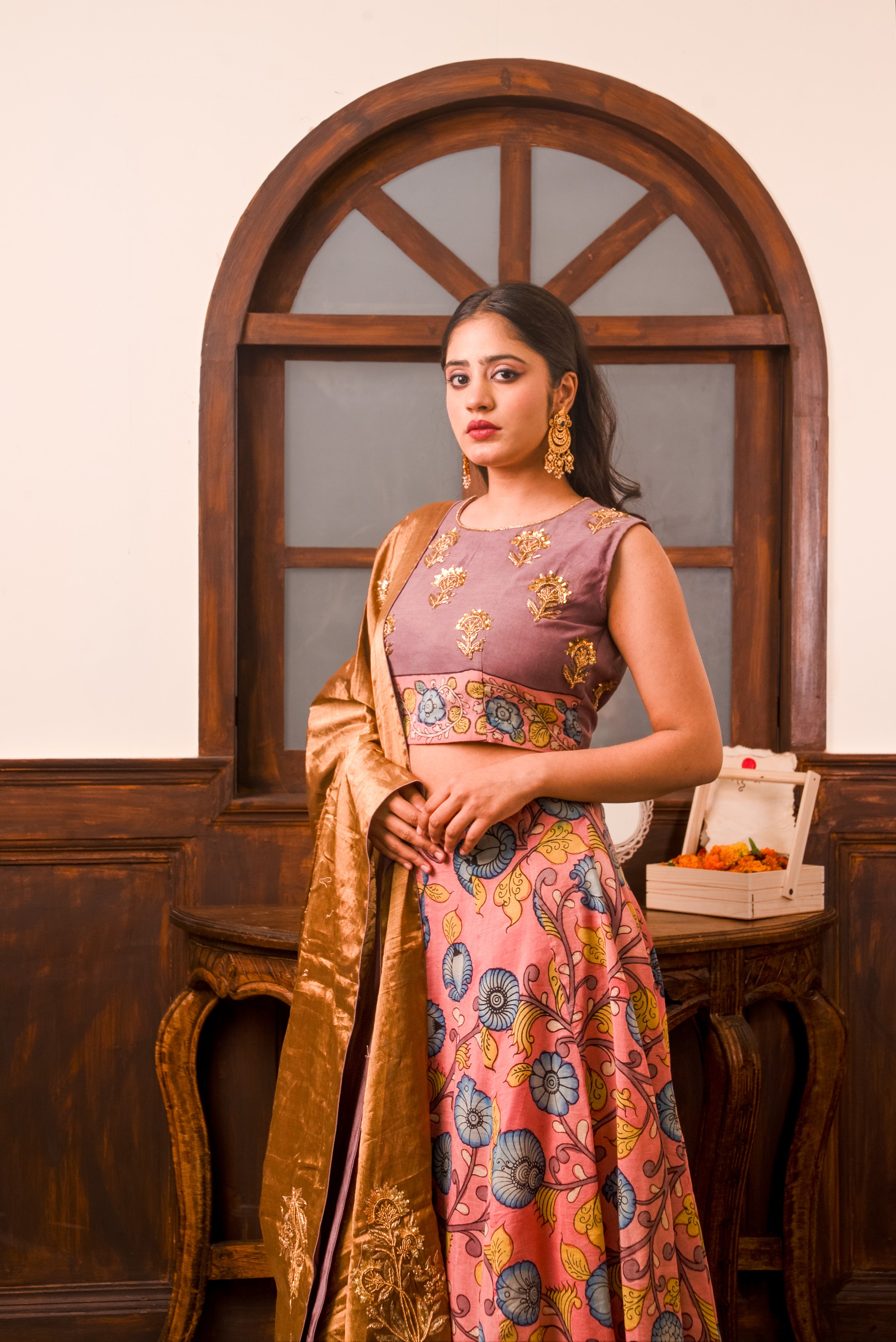 Kalamkari Lehenga