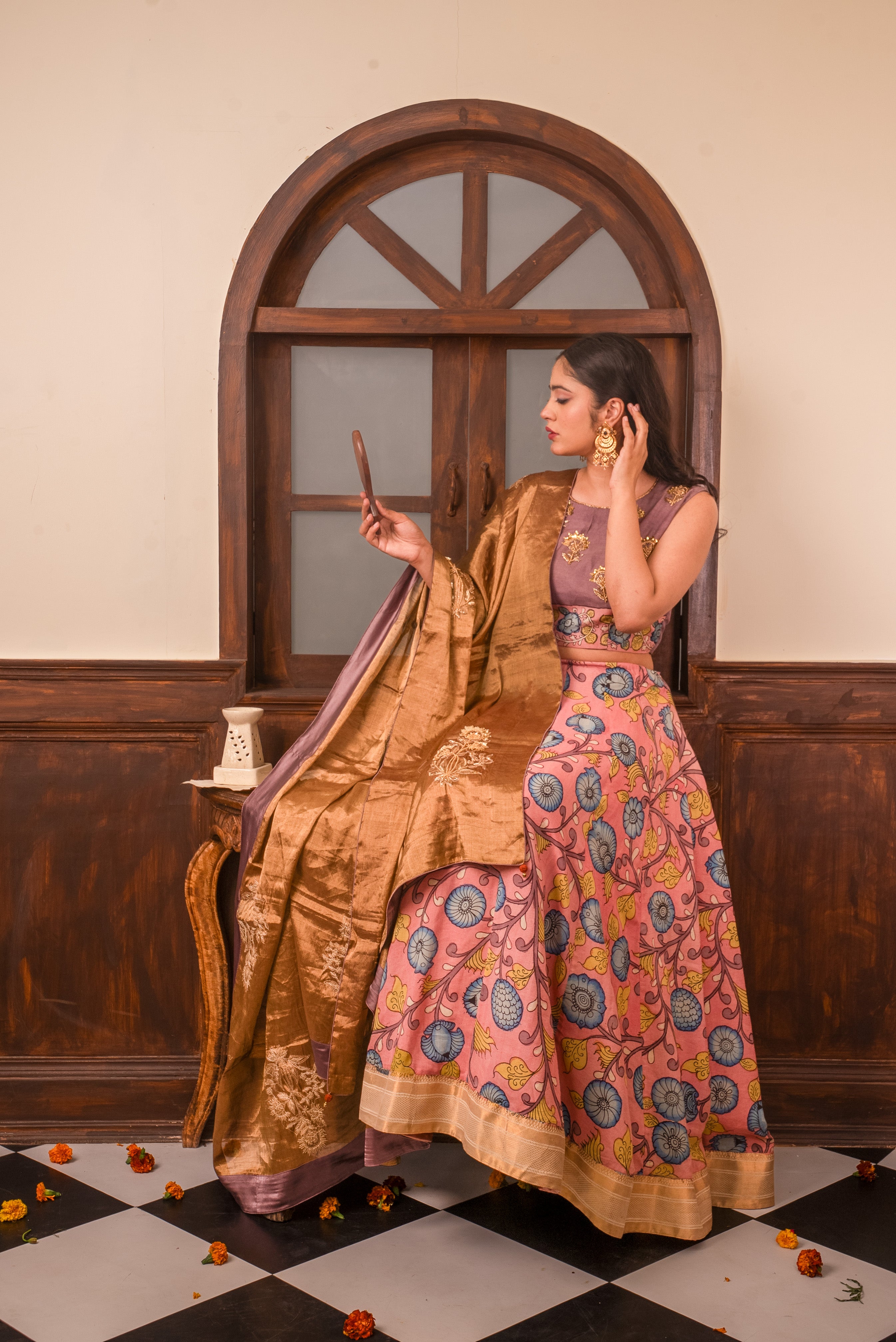 Kalamkari Lehenga